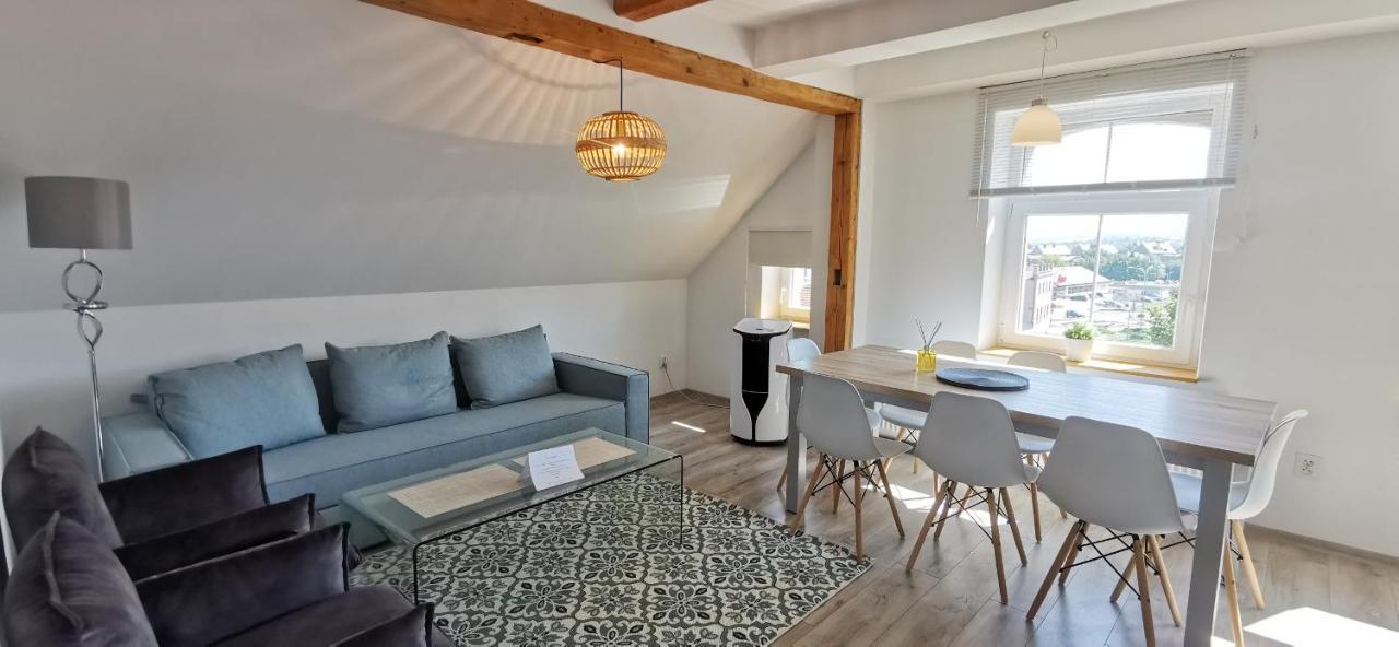 Klimatyczny Apartament Nr 8 Z Widokiem Na Gory Sowie ビエラバ エクステリア 写真