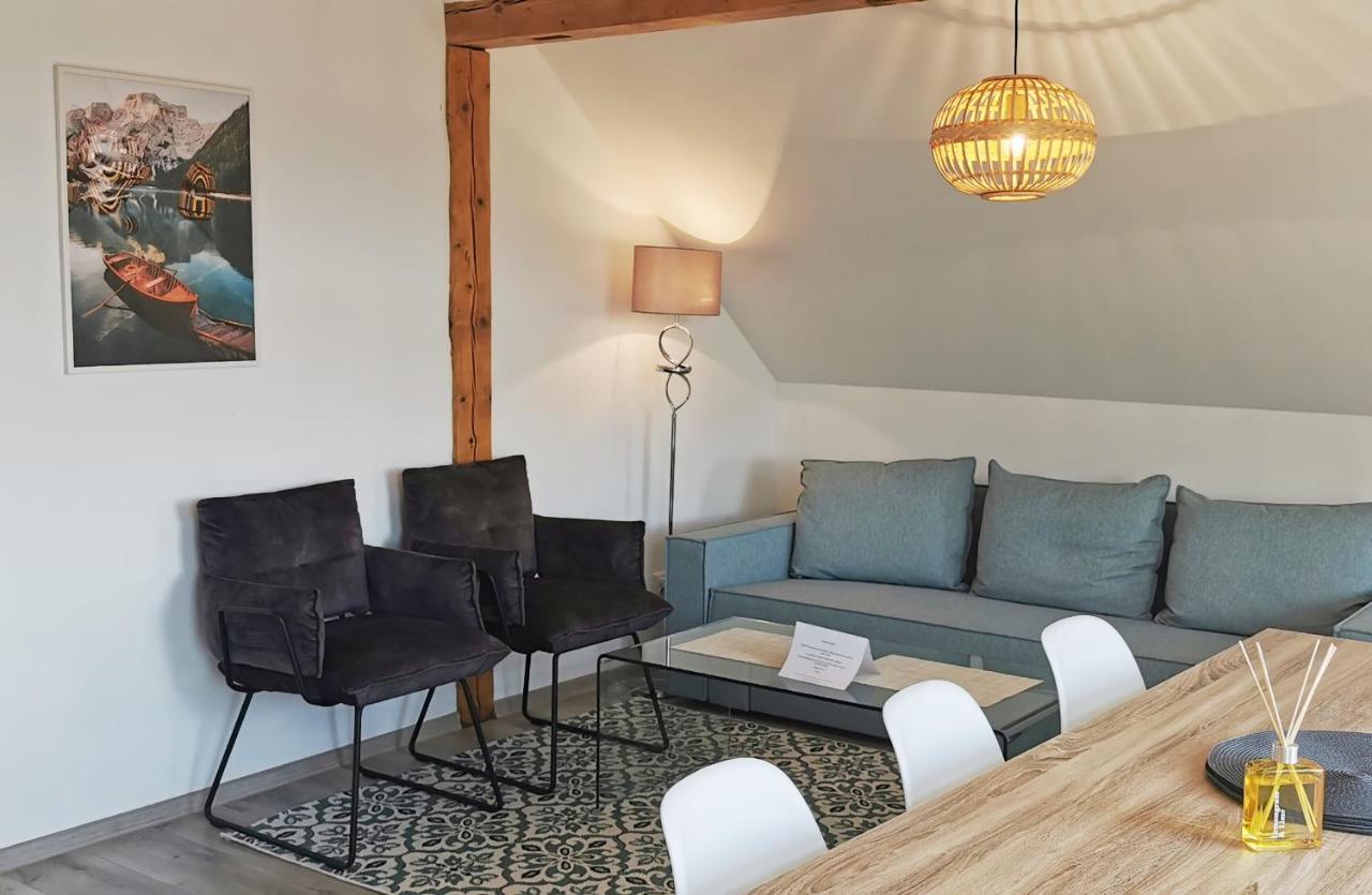 Klimatyczny Apartament Nr 8 Z Widokiem Na Gory Sowie ビエラバ エクステリア 写真