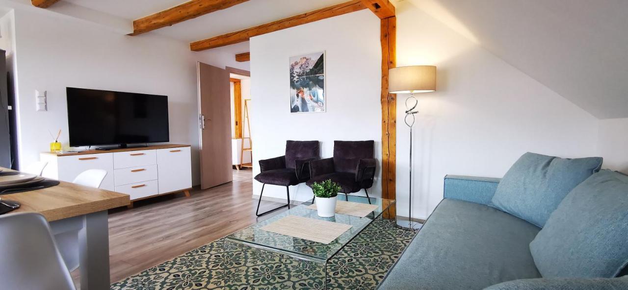Klimatyczny Apartament Nr 8 Z Widokiem Na Gory Sowie ビエラバ エクステリア 写真