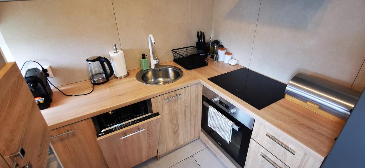Klimatyczny Apartament Nr 8 Z Widokiem Na Gory Sowie ビエラバ エクステリア 写真