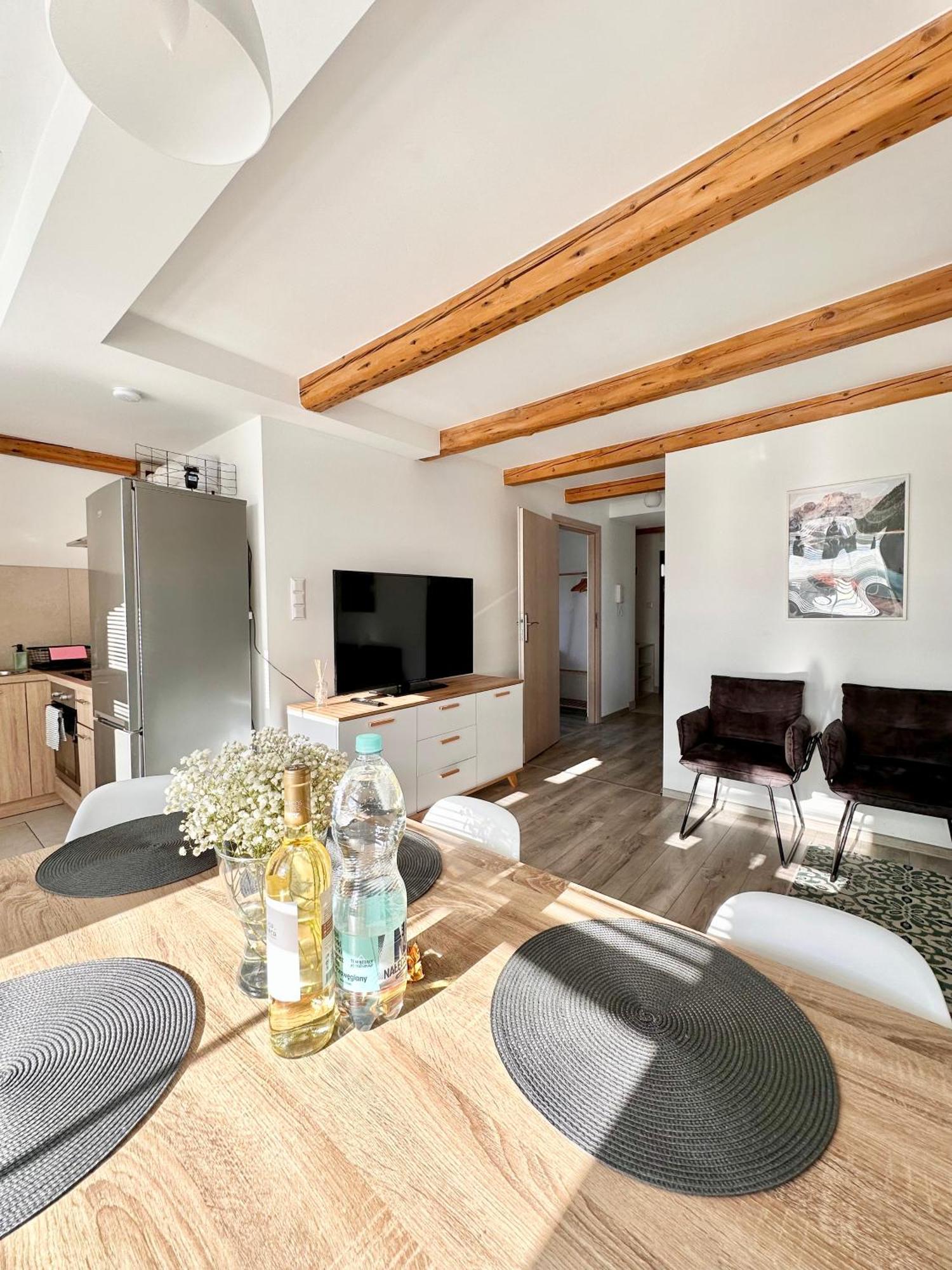 Klimatyczny Apartament Nr 8 Z Widokiem Na Gory Sowie ビエラバ エクステリア 写真
