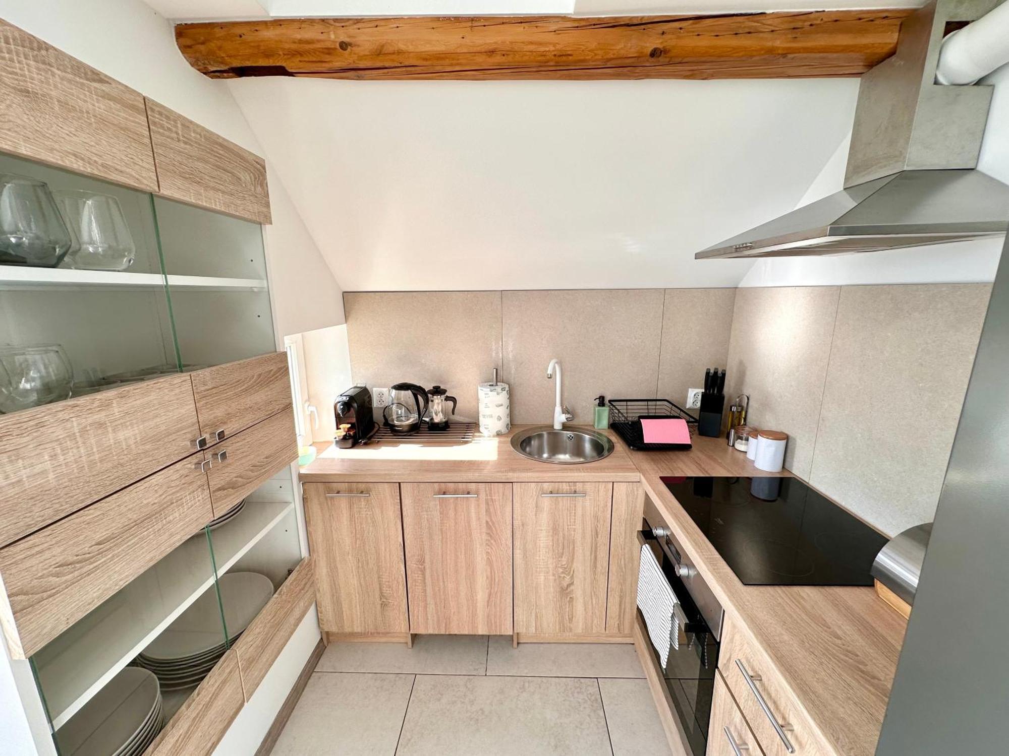 Klimatyczny Apartament Nr 8 Z Widokiem Na Gory Sowie ビエラバ エクステリア 写真